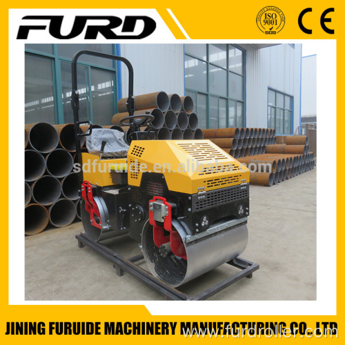 Small Double Drum 1 Ton Compactor Vibratory Roller (FYL-880)